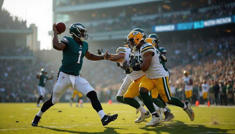Packers Stun Eagles